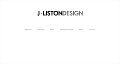 Desktop Screenshot of jlistondesign.com